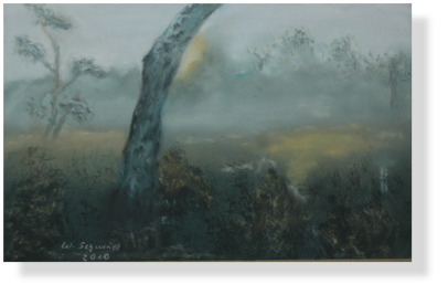 (59) Morgennebel, 18 x 28 cm 2010 (59) Morgennebel, 18 x 28 cm 2010